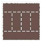 Tunearary 12 in. x 12 in. Brown Outdoor Modular Interlocking Deck Tile Floor Tile, DIY, 44-Pieces