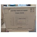 Efiretric Adam 23" W x 17" H Electric Fireplace Insert