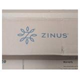 Zinus Compack Queen White Metal Bed Frame
