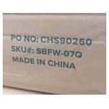 Zinus Compack Queen White Metal Bed Frame