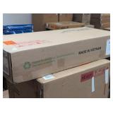 Weathered Taupe Gray 30 in. H X-sided Plant Stand