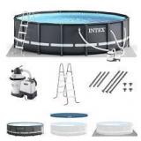 INTEX Ultra XTR 14ft x 42in Above Ground Swimming Pool Set w/ Filter Pump - Ladder/Pump/Filter/Cover