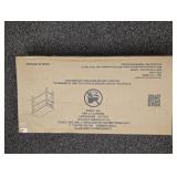 American Heritage 11.25 in, Mahogany Rectangle Wood End Table with Charging Station