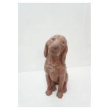 Ceramic dog Statue , 19" tall