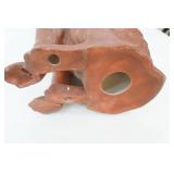 Ceramic dog Statue , 19" tall