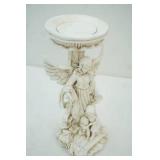 Angel Sculpture  with children Candle holder,12" tall