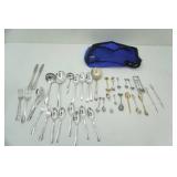 Silver-Plate Flatware and Collection of Souvenir Spoons