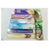 Food Storage Bags, Parchment Paper, Aluminum Foil