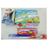 Variety of Food Storage Bags, Aluminum Foil