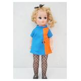 Vintage 1960s Big Eyed PM Sales Inc. Doll 20" tall