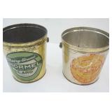 Vintage Tin Buckets