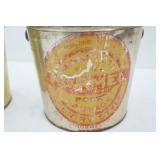 Vintage Tin Buckets