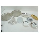 Silver-Plate & Stainless Serving Pieces