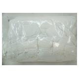 White Cotton Comforter and Bed Skirt. Double Size