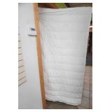 White Cotton Comforter and Bed Skirt. Double Size