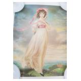 Vintage Lithograph Art Print Reproduction of "Pinkie" by Sir Thomas Lawrence