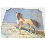 Vintage Lithograph Art Print Reproduction "Freedom" by Robert Wesley Amick