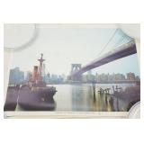 "Brooklyn Bridge in New York City" 11"x15.5"
