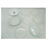 Glass Pie Plates. Pyrex, Anchor Hocking and more