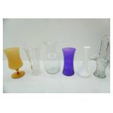 Vases. Vintage Empoli, Crystal Blasket, Hobnail Milk Glass and More