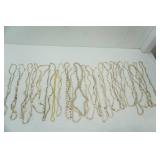 Gold Toned Beaded Necklace & Shell Necklaces 23ct