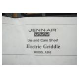Jenn-Air Stove Top/Range Cast Iron Lava Rock Grill Plates and Electric Griddle