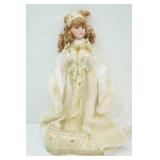Victorian Style Porcelain Doll 17" tall
