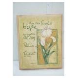 "God of Hope" Wall Hanging 9"x11"