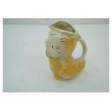 vintage Shawnee Pottery Owl Pitcher w/22K gold trim. 1940s/1950s