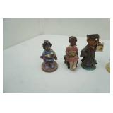 Denim Days Collection Figurines by Homco; Special Friends series by Lang & Wise