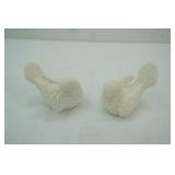 Vintage White Dove Sculptures. Italy. Amilcare Santini