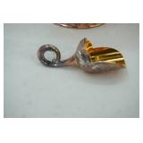 Vintage Ornate Footed Sugar Scuttle and scoop