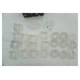 Vintage Crystal Salt Dips (small crystal serving bowls)
