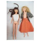 Vintage 1965 Ideal "Pepper and Patti" Dolls and Carrying Case Set (Very Good Condition)