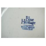 Vintage Blue Dinnerware. Meakin Ironstone & Wedgewood (2 different sets combined)