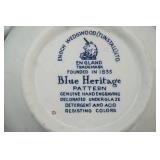 Vintage Blue Dinnerware. Meakin Ironstone & Wedgewood (2 different sets combined)