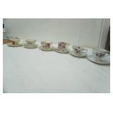 Vintage Tea Cups and Saucers