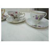 Vintage Tea Cups and Saucers