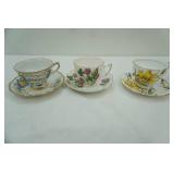 Vintage Tea Cups and Saucers