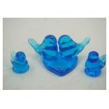 Bluebird Of Happiness Art glass Figurines
