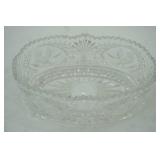 Hofbauer Byrdes Collection Crystal Bowl 9"x5.25x3.5"