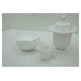 Vintage Milk Glass Pieces