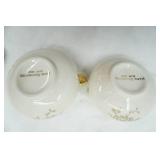 Vintage 22k gold 50th anniversary creamer and sugar