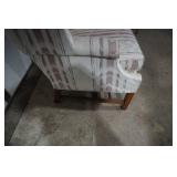 Queen Anne Style Wingback Armchair