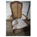 Dining Room Table & 6 Chairs, ottoman/side table