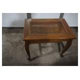 Dining Room Table & 6 Chairs, ottoman/side table