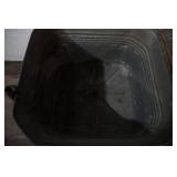 Vintage Reeves Double Wash Tub with hoses, on wheels, good condition