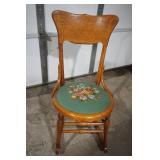 Vintage Victorian-Style Nursing Rocking Chair