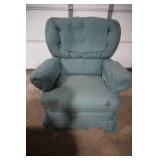 Lazy Boy rocker recliner , green pattern