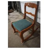 Vintage Duncan Phyfe-style rocking chair